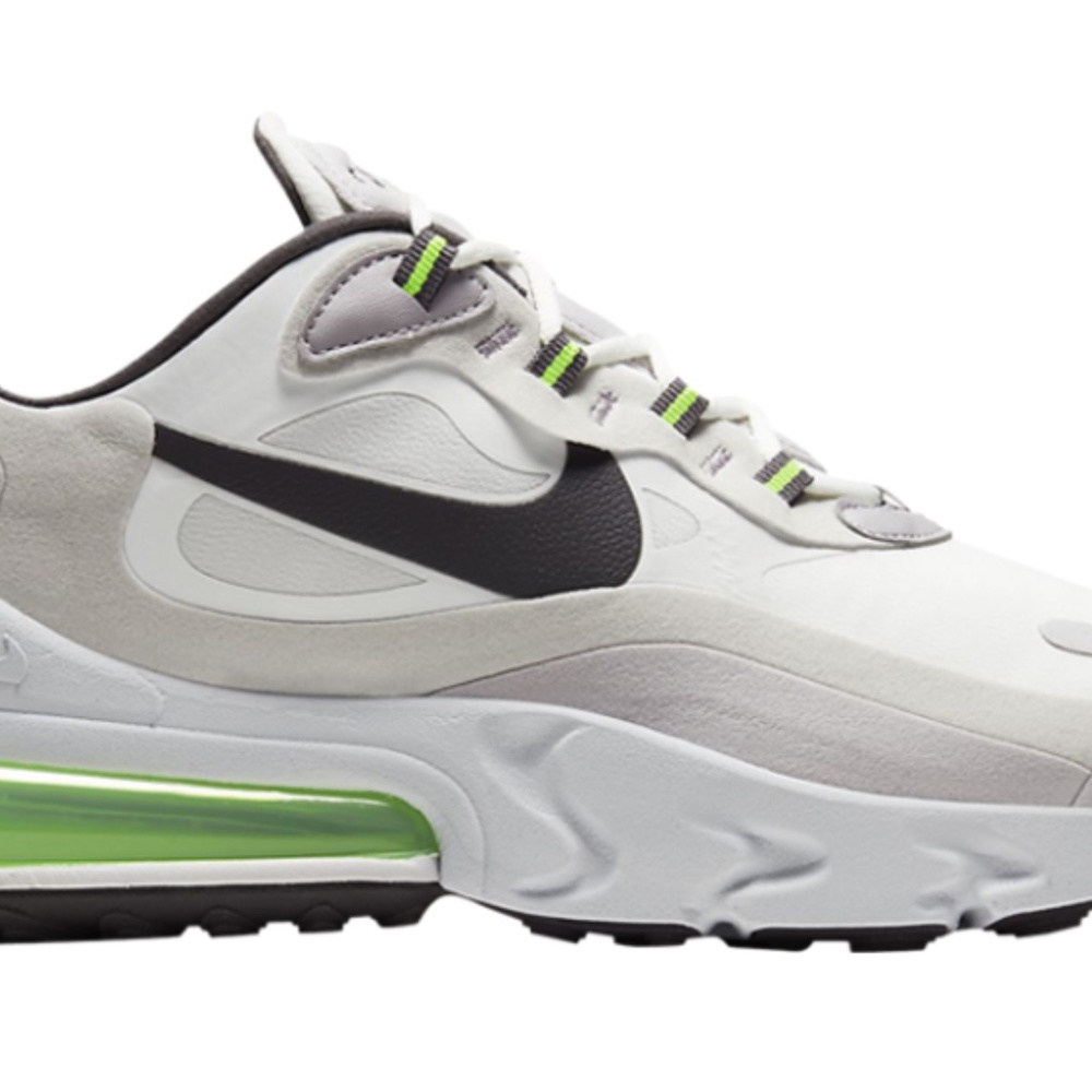 Air Max 270 React 'White Grey Electric Green
